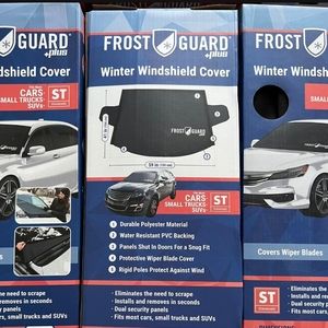 Windshield snow cover